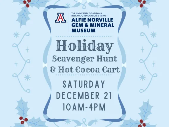 Celebrate the season with our annual scavenger hunt Saturday December 21st  from 10am-4pm! 