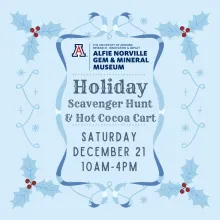 Celebrate the season with our annual scavenger hunt Saturday December 21st  from 10am-4pm! 