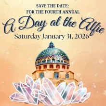 Save the Date: A Day at the Alfie Saturday January 31, 2026